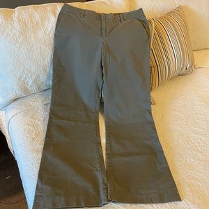Gap wide leg gray khaki pants